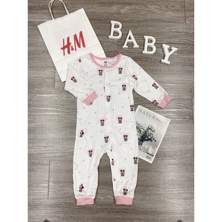 Body cotton H&M xuất dư sz 0-24m