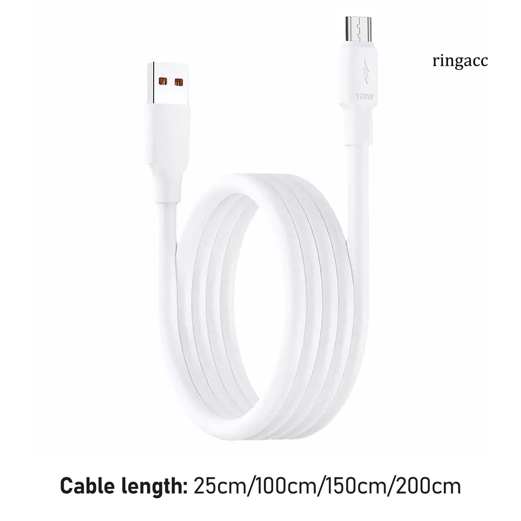 Dây Cáp Sạc Nhanh 120W Micro USB Dành Cho Điện Thoại Di Động Văn Phòng