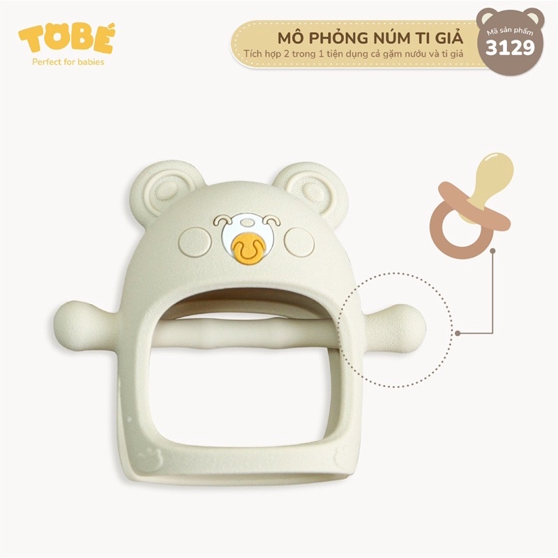 Gặm nướu Eco silicone cho bé cao cấp ToBé an toàn cho bé từ 3 tháng trở lên