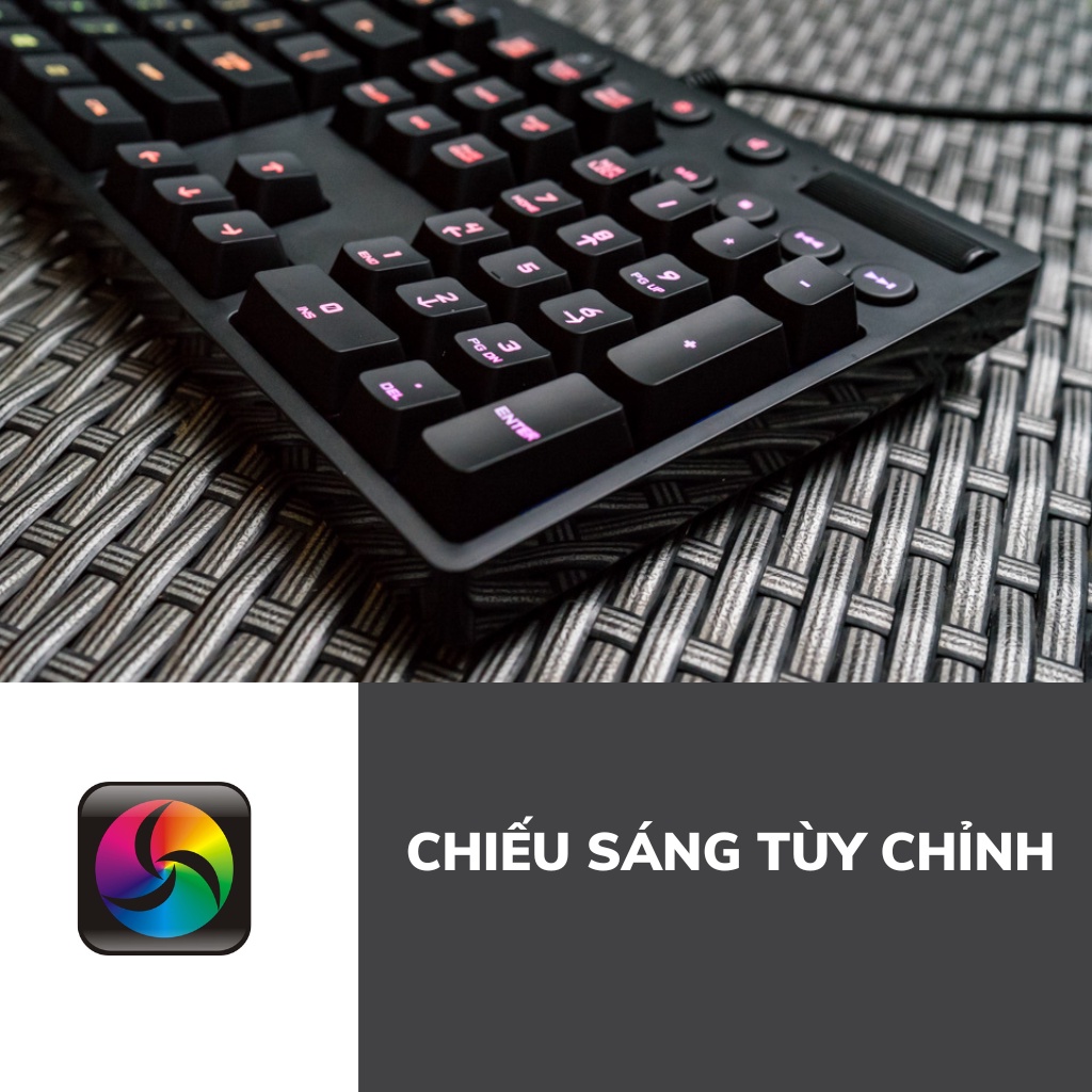 Bàn phím cơ có dây gaming Logitech G610 Orion - Đèn Led, nhấn 26 phím đồng thời