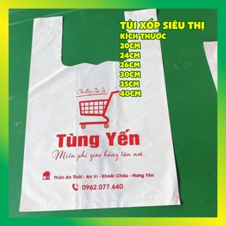 [ 1 kg ] Túi siêu thị trắng sữa - VUI VUI STORE