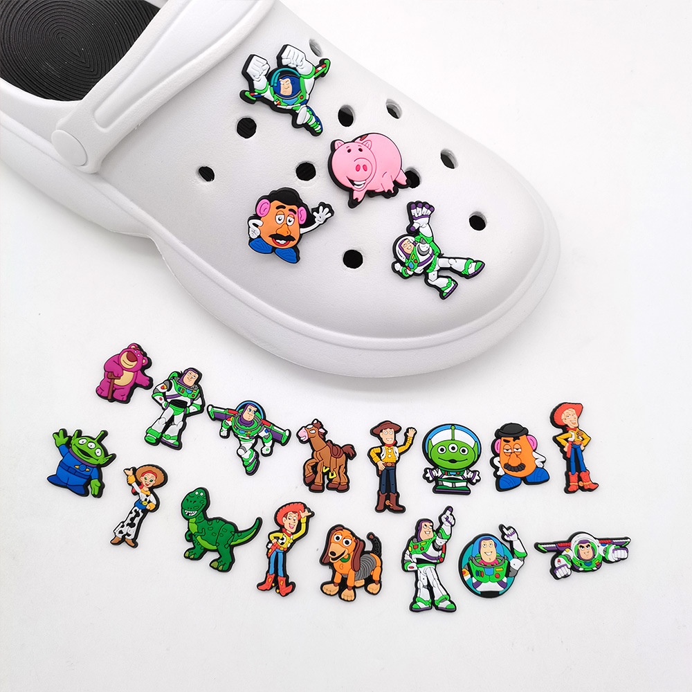 Ghim Cài Giày Trẻ Em Hình Nhân Vật Hoạt Hình Toy Story Buzz Lightyear Jibitz Croc Pin / Jibits / Jibbitz Dễ Thương