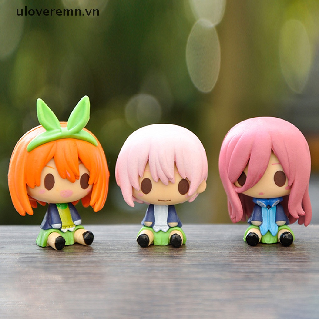 Set 5 Mô Hình Nhân Vật Phim Hoạt Hình The Quintessential Quintuplets