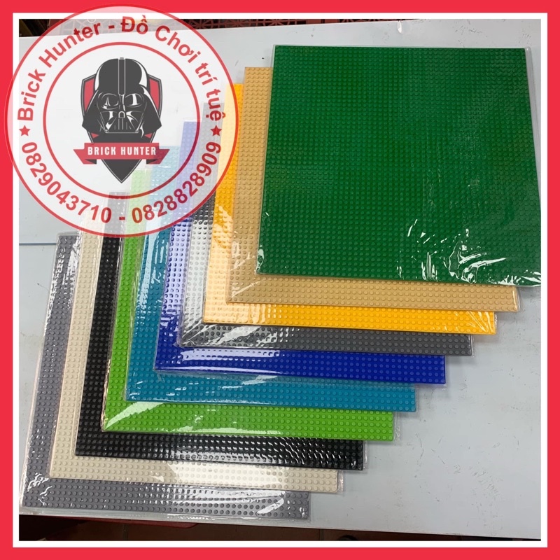 Phụ kiện Moc Base Plate Tấm nền lắp ráp cỡ 40 x 40 cm 50 x 50 nút ( các màu tùy chọn )