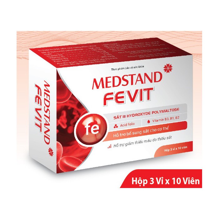 MEDSTAND FEVIT Bổ sung sắt giảm thiếu máu