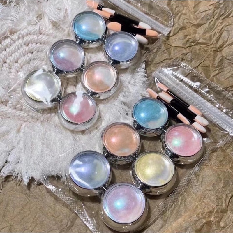 Bột tráng gương ánh trai 6 màu trang trí móng