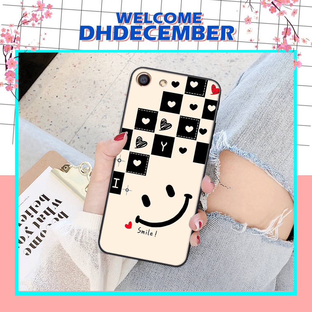 Ốp lưng Oppo A59/ F1S / F3/ F3 PLUS / F3 LITE in hình tim, kẻ vuông mẫu mới CỰC XINH