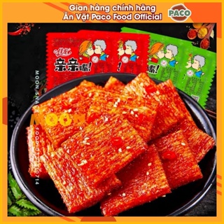 Hot Set 2 Gói xá xíu miếng vuông tẩm vị thịt chay ăn liền 22g cặp tình nhân