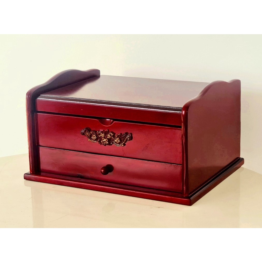 Hộp Nữ Trang Gỗ Có Gương Sang Trọng 27x20.5cm - Hàng VN Xuất Khẩu