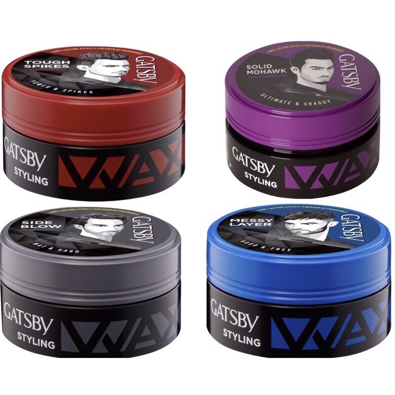Wax tạo kiểu tóc Gatsby xám & đỏ 75g