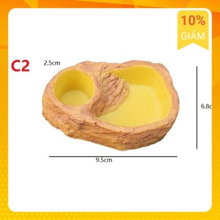Máng nước nhỏ giả đá dành cho bò sát