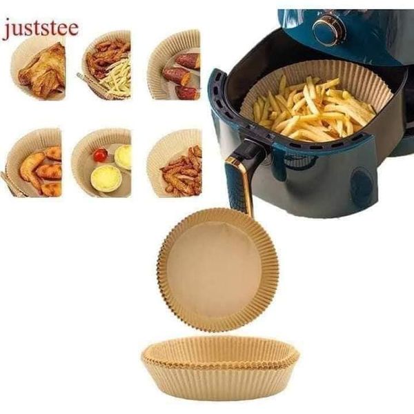 Set 50 Chiếc Giấy Nến nâu Lót Nồi Chiên Không Dầu&