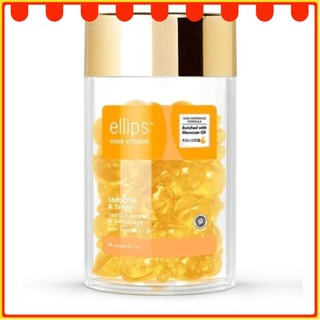 - ellips dưỡng tóc 50's óng mượt - lọ 50 viên