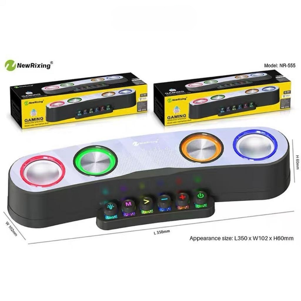 Loa Bluetooth Gaming NR555 Hiệu Ứng Âm Thanh Vòm Dolby Atmos