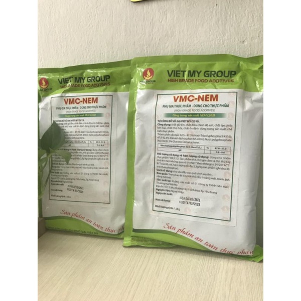 VMC Nem - Phụ Gia Thực Phẩm Tạo Giòn Dai Cao Cấp Thay Thế Hàn The