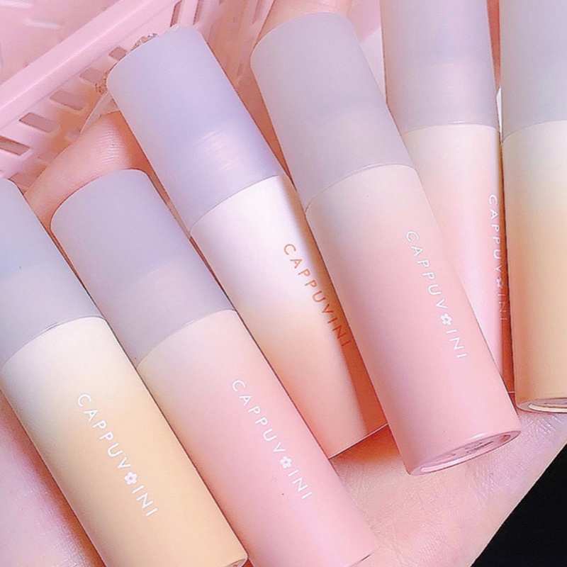 💎Son Bóng Cappuvini Dưỡng Ẩm Chống Thấm Không Dính Thấm Nước Chống Khô Môi Lâu Trôi Bong Son Bóng