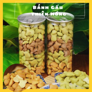 Bánh Gấu Thiên Hồng Mix Vị - Vị Kem Sữa, Chùm Ngây, Socola - Shop Mẹ Bắp [Hàng Chuẩn]