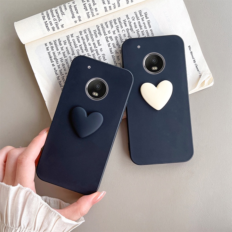 Ốp Điện Thoại Silicon Chống Rơi Họa Tiết Trái Tim Cho Motorola Moto Z Z2 Z3 Z4 Force Play