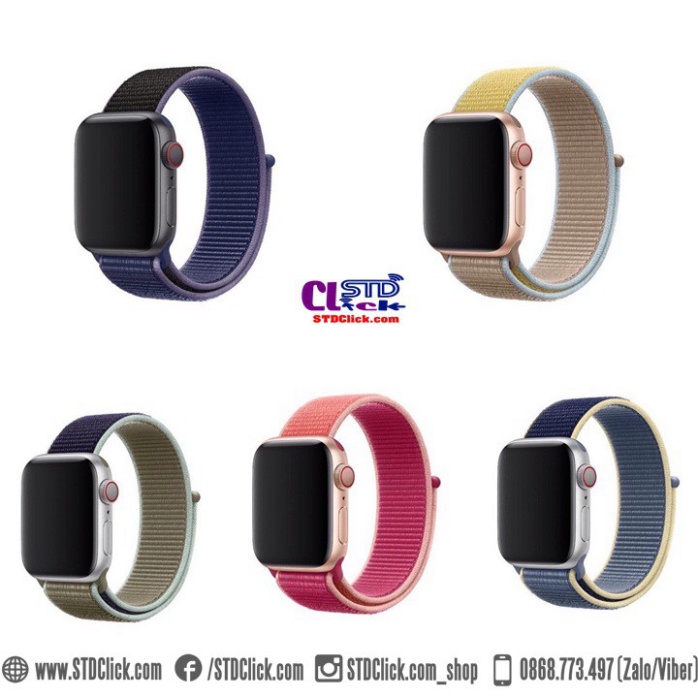 - DÂY SPORT LOOP DÀNH CHO APPLE WATCH Seri 1 - 2 - 3 - 4 - 5 - 6 - SE - Seri 7 - 8 CHÍNH HÃNG COTEETCI - 1