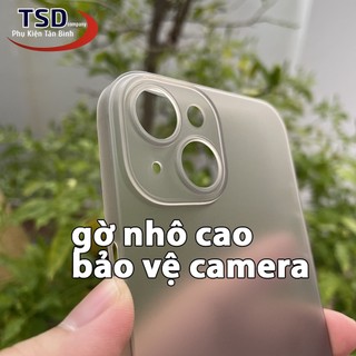 Combo 2 Ốp Lưng Trong Nhám Unibody iPhone 14 Siêu Mỏng