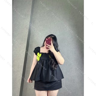 ÁO BABYDOLL HOA NGỰC  [TNT SHOP BIGSIZE 60KG 90KG]