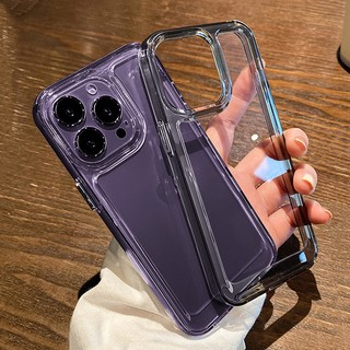 Ốp Điện Thoại Acrylic Trong Suốt Chống Sốc Mạ Điện Sang Trọng Cho iPhone 14 Pro max 13 Pro max 11 12 Pro max x xs max xr 7 8plus