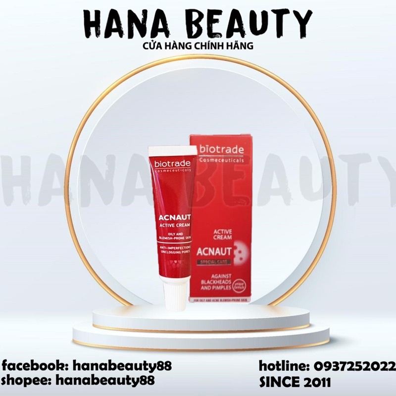 Kem Chấm Mụn BIOTRADE ACNAUT ACTIVE CREAM 5ml