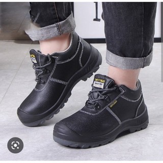 Giày bảo hộ lao động nam jogger bestrun s3 da bò chống đinh, chống va đập