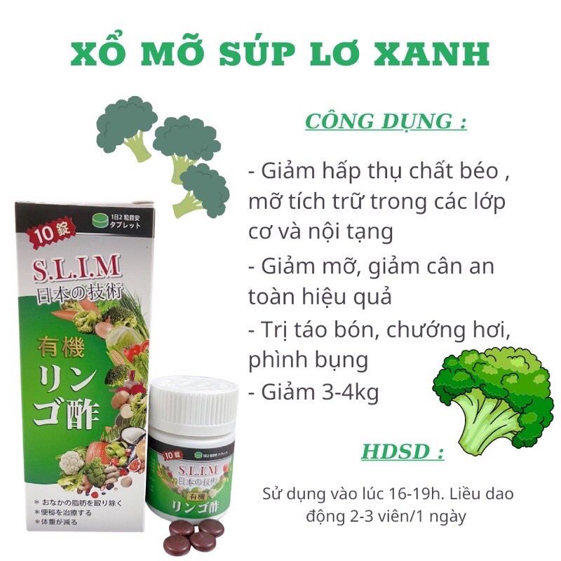 Xổ mỡ súp lơ xanh