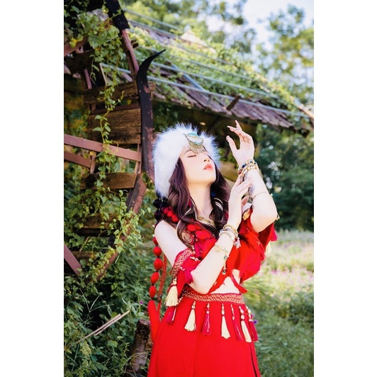 Váy Hobo, Đầm Thổ Cẩm V132, Chất Đũi, Mềm Mát, Màu Vàng, Đỏ, Siêu Phẩm Làm Siêu Lòng Cô Nàng Sống Ảo