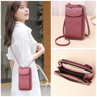 Ví nữ đựng điện thoại hai khóa kéo thời trang BAG U DFK195