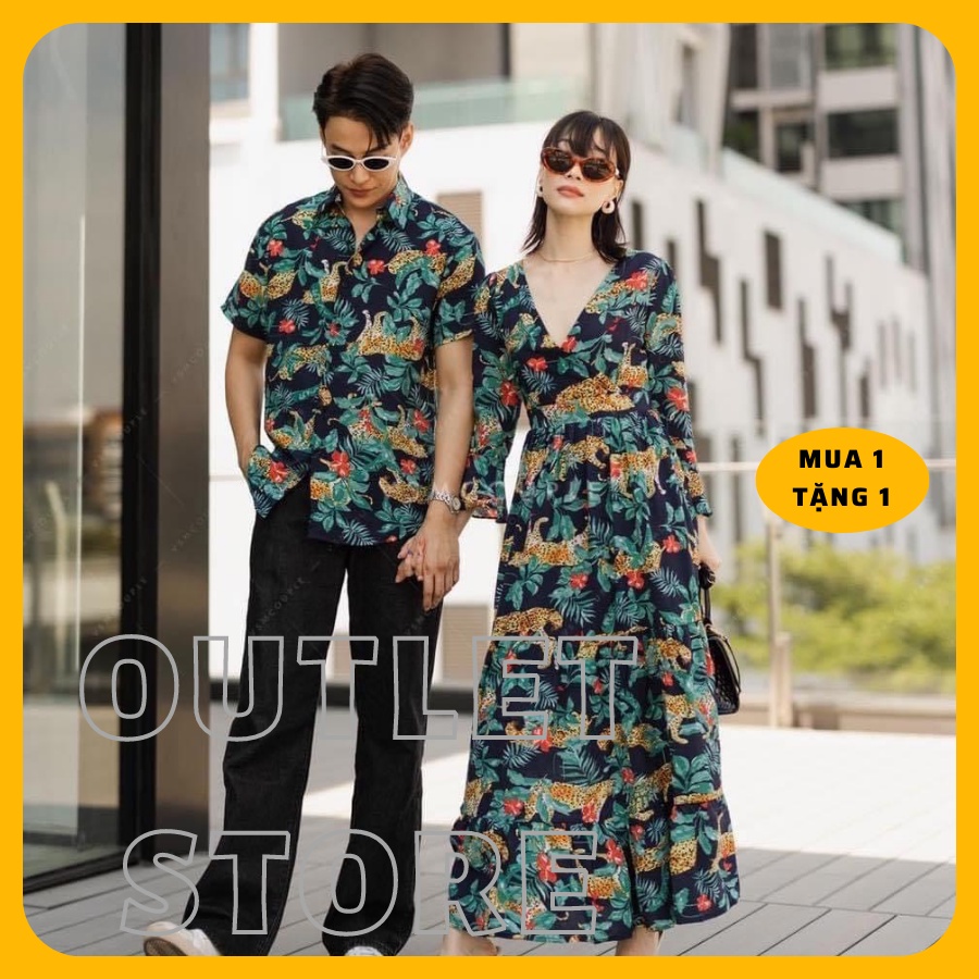 Đồ đôi đi biển nam nữ, áo đôi đi biển, set đôi đi biển đẹp chụp hình cưới phong cách trẻ trẻ trung, lãng mạn