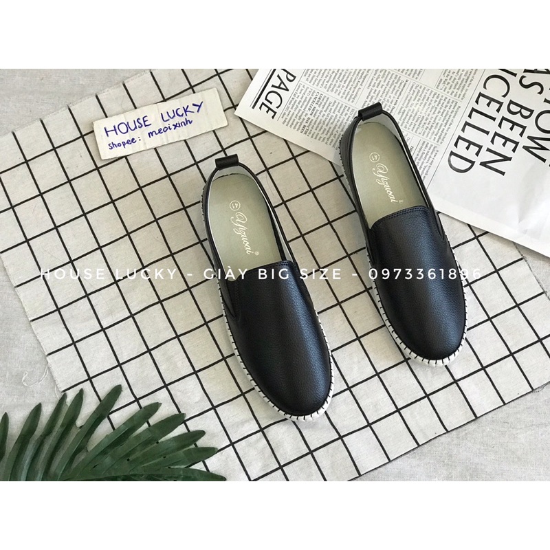 Giày mọi da mềm BIG SIZE