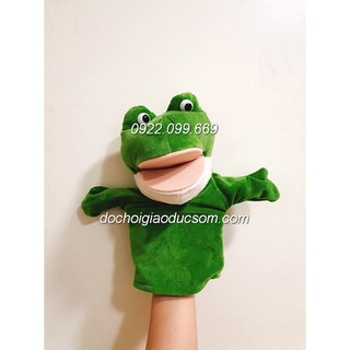 Đồ chơi con rối bàn tay hình CHÚ ẾCH