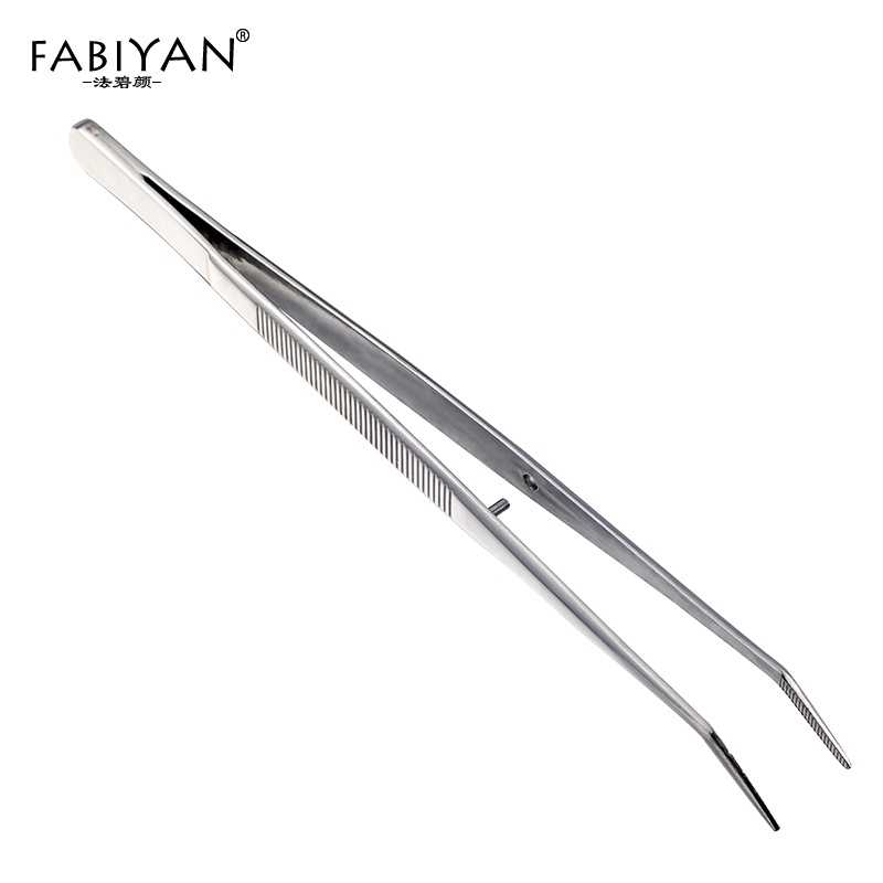 Nhíp FABIYAN bằng thép không gỉ đa năng gắp linh kiện/ kim tuyến trang trí móng tay/ nha khoa