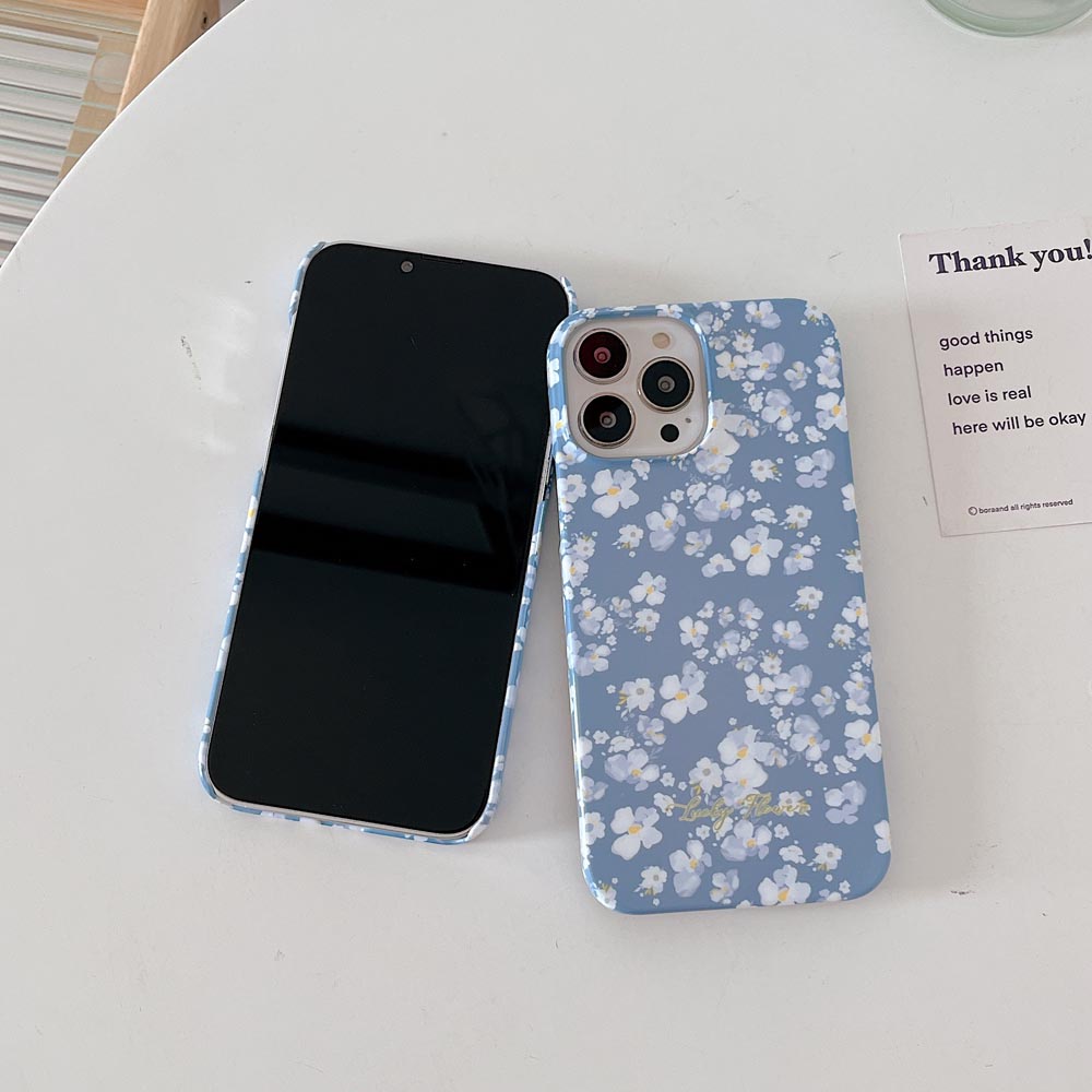 Ốp Điện Thoại Cứng Họa Tiết Hoa Cho iPhone 11 11ProMax 12 12Pro 12ProMax 13 13Pro 13ProMax 14 14Pro 14Plus 14ProMax