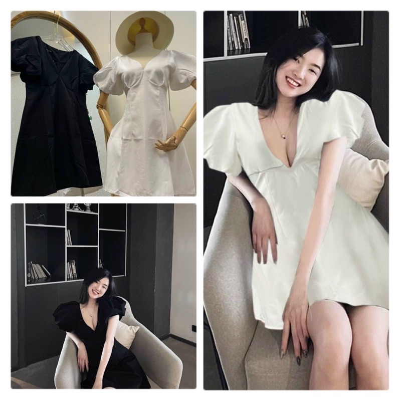 Đầm tay phồng bigsize_saigon (55-90kg)