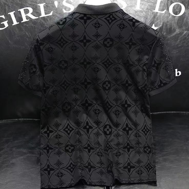 Áo polo Nam Tay Ngắn In Chữ Thời Trang