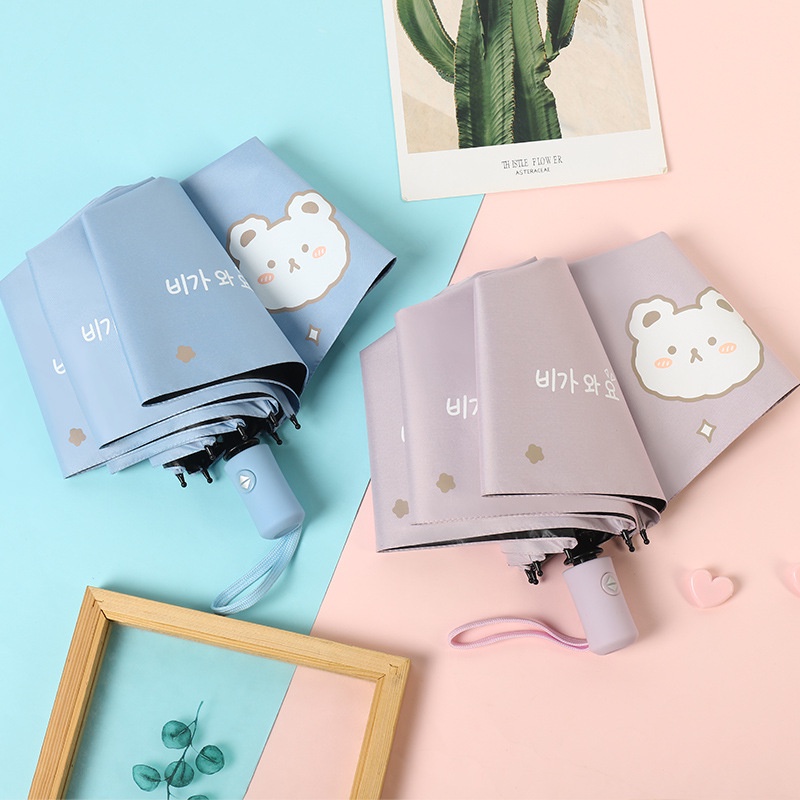 Ô dù hình gấu cực kì dễ thương cho nữ - Gấu Thỏ House