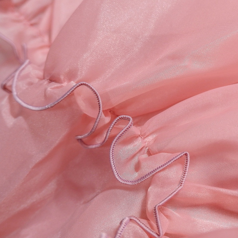 Đầm babydoll hai dây xòe bồng màu hồng HDT285 Hỉn Hỉn Store