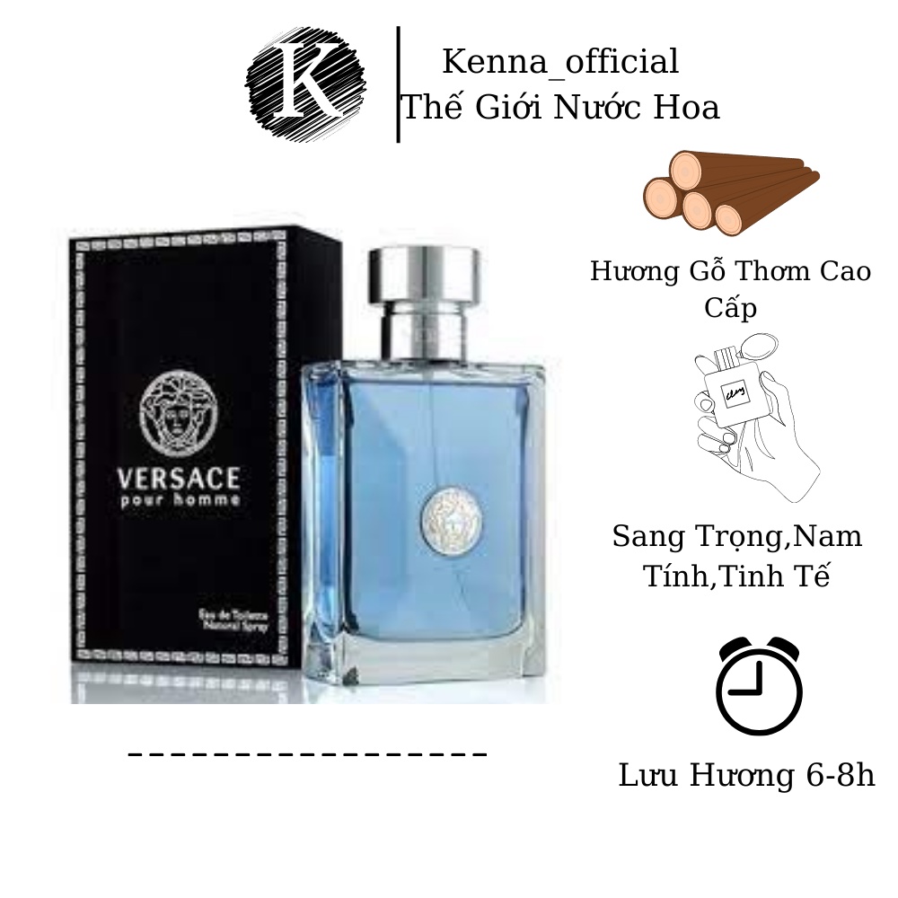 Nước hoa nam versace pour homme 100ml mạnh mẽ-nam tính -kenna_official - ảnh sản phẩm 2