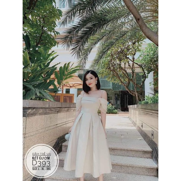 Bigsize - Đầm Trễ Vai 60-90kg