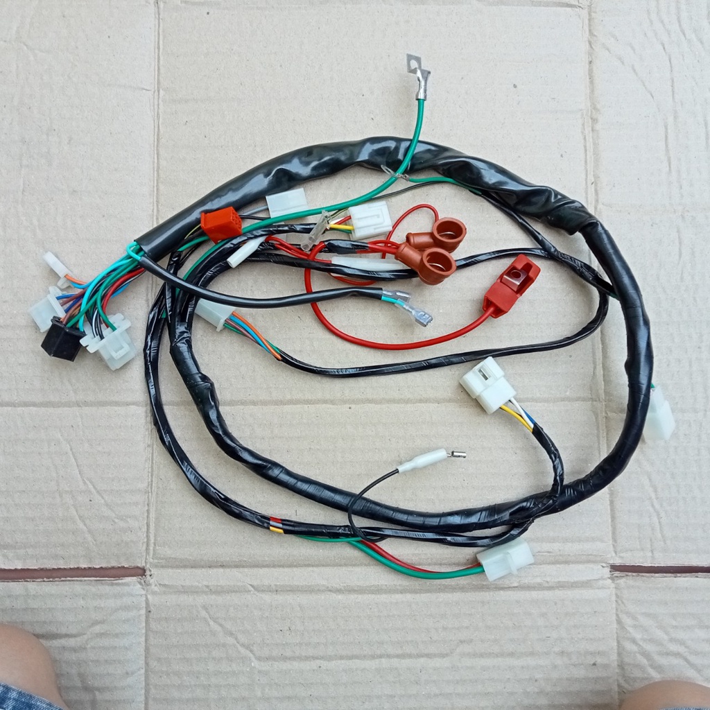 Bộ dây điện xe wave alpha,wave nhỏ,wave cũ hai bóng 100% dây đông