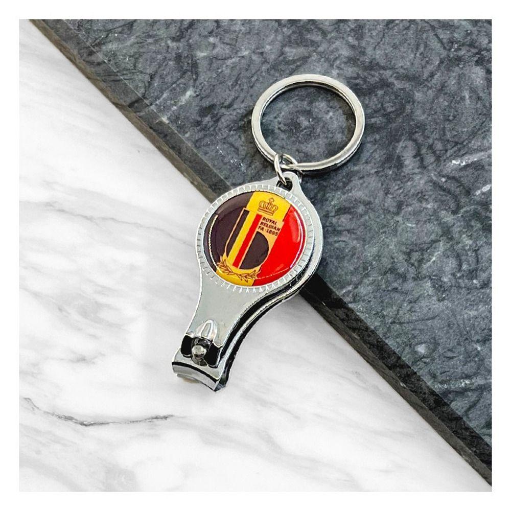 QQMALL Kềm Cắt Móng Tay / Móng Chân 3 Trong 1 Hình Lá Cờ Nước Anh Dành Cho Nam Nữ Giá Đỡ