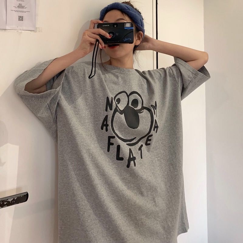 Áo Thun Nữ Tay Lửng Oversize