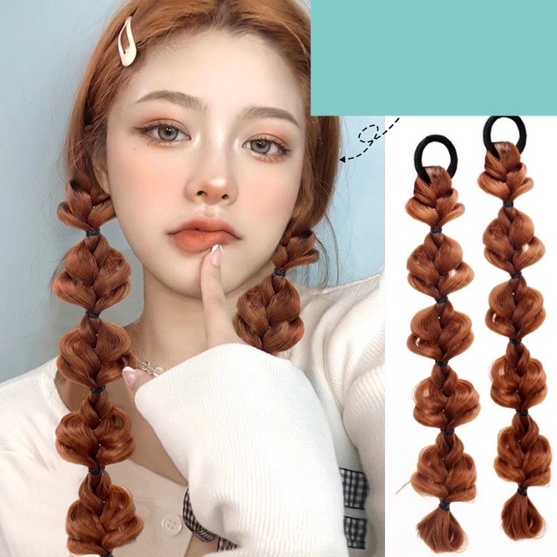 Tóc giả xinh cột phong cách hàn quốc - Khanturban.vn