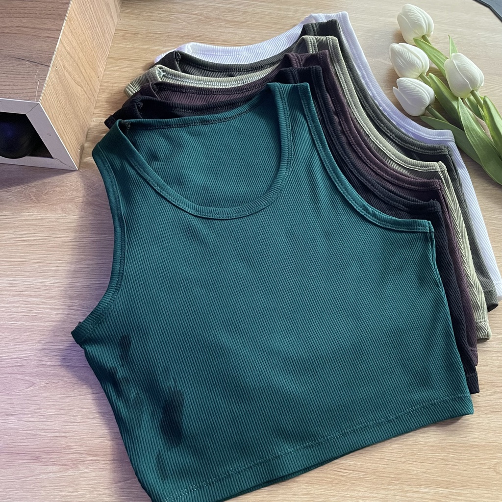 Áo 3 lỗ croptop nữ nhiều màu đẹp
