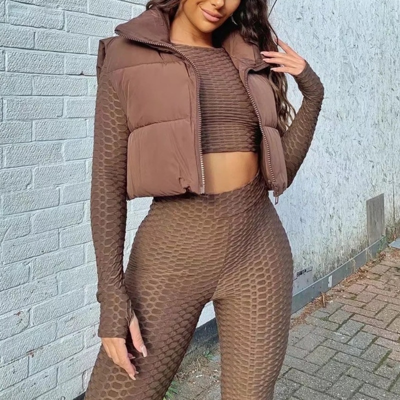 ✿ Áo Croptop Sát Nách Thời Trang Mùa Đông Cho Phái Nữ
