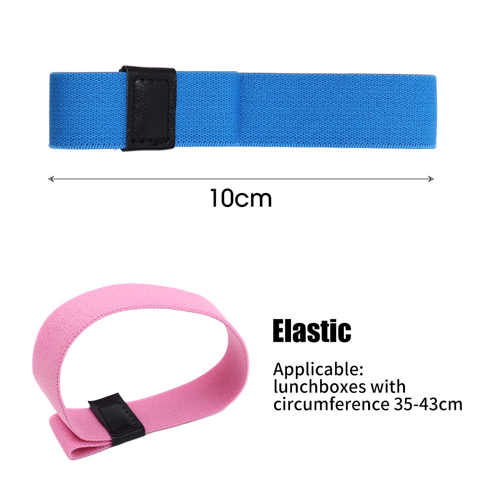 Dây Đai Nylon Hai Lớp Co Giãn Cố Định Hộp Cơm Trưa Chống Rò Rỉ Có Thể Điều Chỉnh