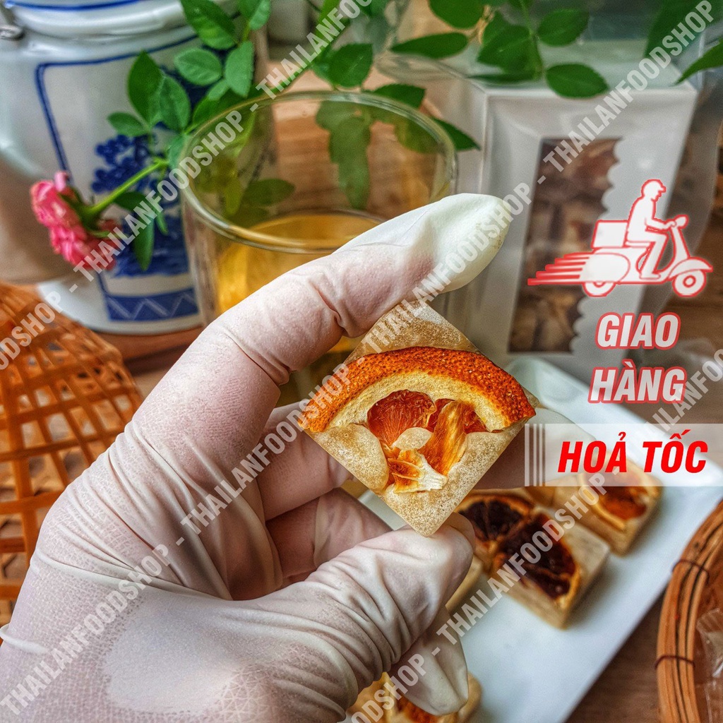 Trà Chanh Đào Mật Ong Đường Phèn Hộp 12 Viên &amp; Túi 1KG